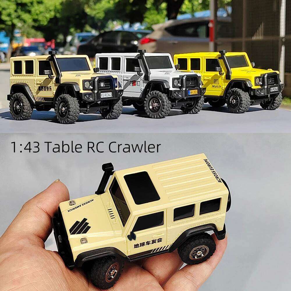 LDARC X43 1:43 Crawler RC Car Simulation Full Time 4WD Climbing Vehicle Toy Remote Control RTR Kit For Kids and Adults Toys C260305