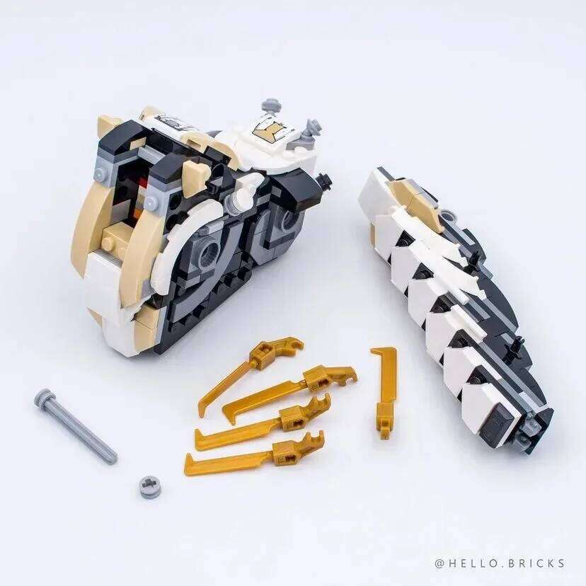 1222pcs Horizon Monster Giraffe Long Necked Beast Building Blocks 76989 Bricks Christmas Birthday for Children Boys Gift Toys Z260305