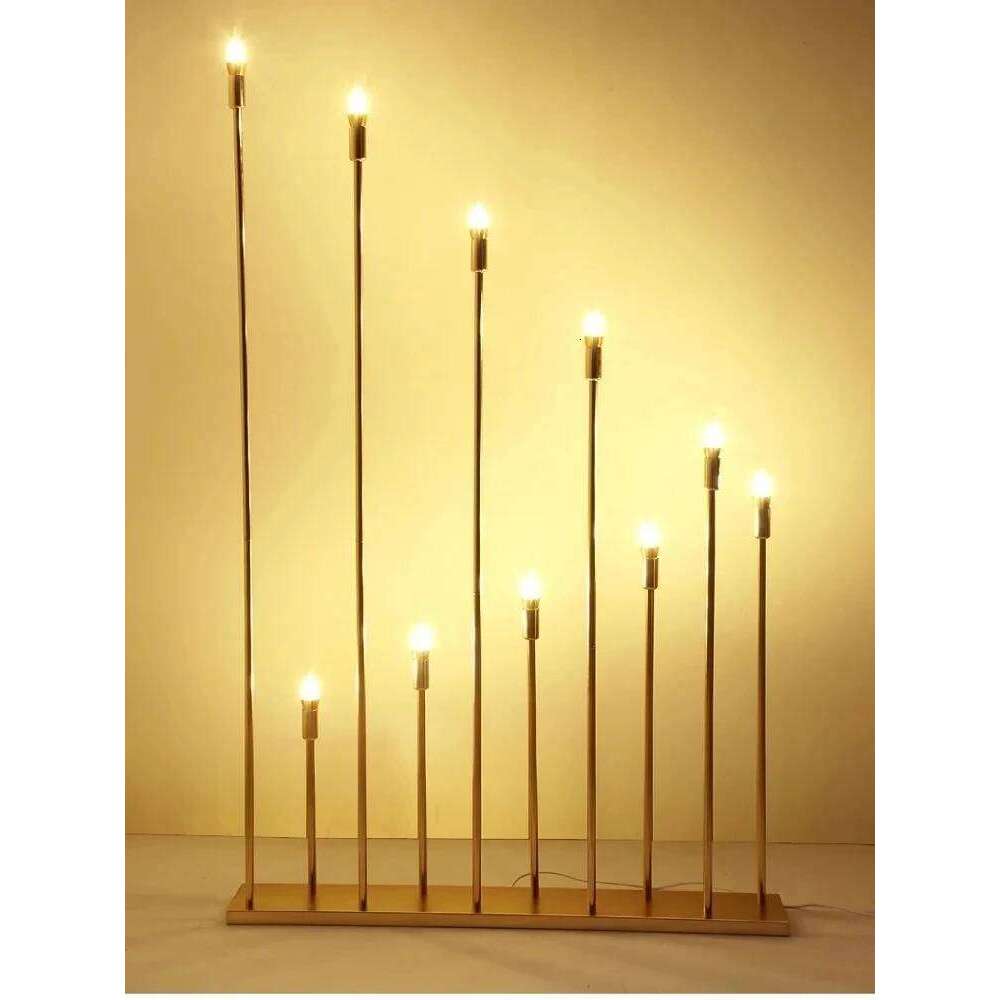 2 Sets! 10 Heads High Quality Metal Electric Candelabra - Wedding/Home Decor Centerpiece XJ260305