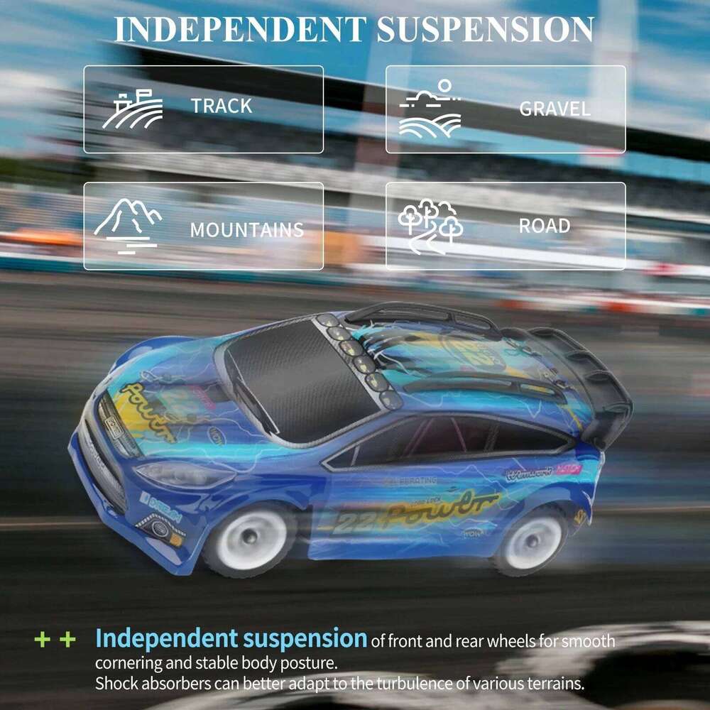 Wltoys 284010 30Km/H Mosquito RC 2.4GHz Off-Road RTR Rally Drift Car 4WD 1/28 V2/LCD/V8 Remote Control High Speed Racing C260305