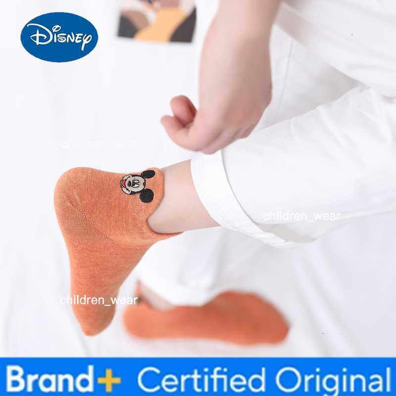 Disney 10pairs/a set Cute Mickey Mouse Embroidered Ankle Socks Summer Low Cut Invisible Socks Breathable Casual Short Socks H260306