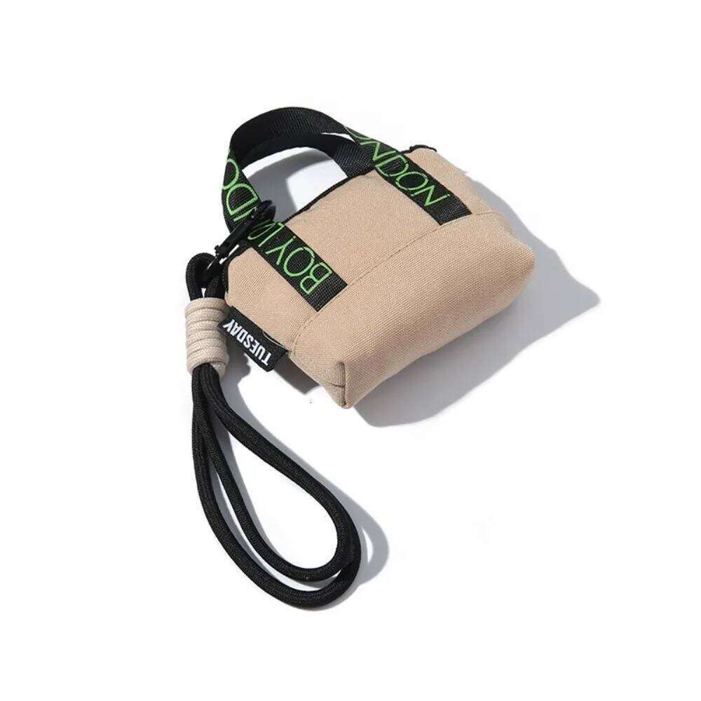 Mini Dopaamine Pink Handbag Earphone Case Storage Box Data Cable Protective Cover Organizer Coin Card Holder Fashionable C260304