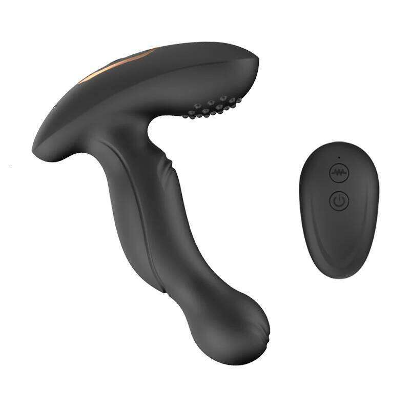 Prostate Massager Wireless Remote Control Anal Plug Masturbator Finger Push Stimulator Anus Vibrator For Adult Men Sex Toys W260305