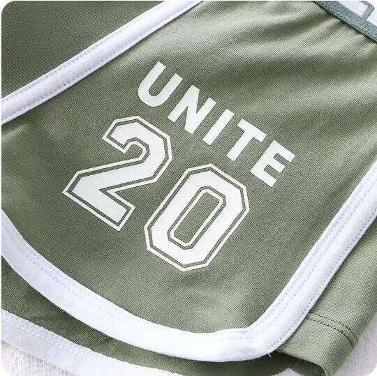 1/3pcs Men Underwear Sports Boxer Shorts Cotton Solid Color Sexy Panties Fashion Breathable Comfortable Underpants man U Convex