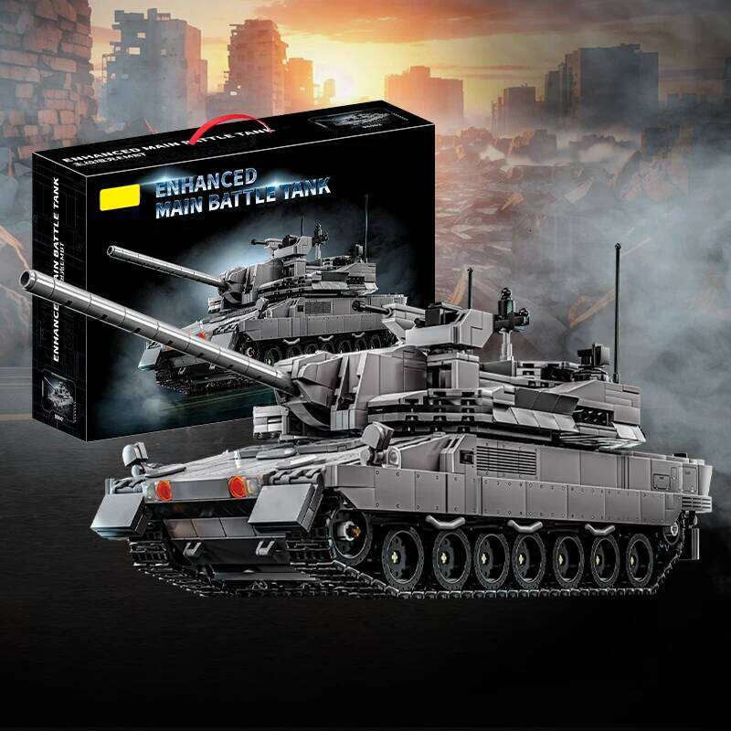 T-14 Main Battle Tank Building Blocks Children Toys WW2 Armored Cars MOC Bricks KF51 Military Panzer Model Adult Kids Gifts NEW Z260305