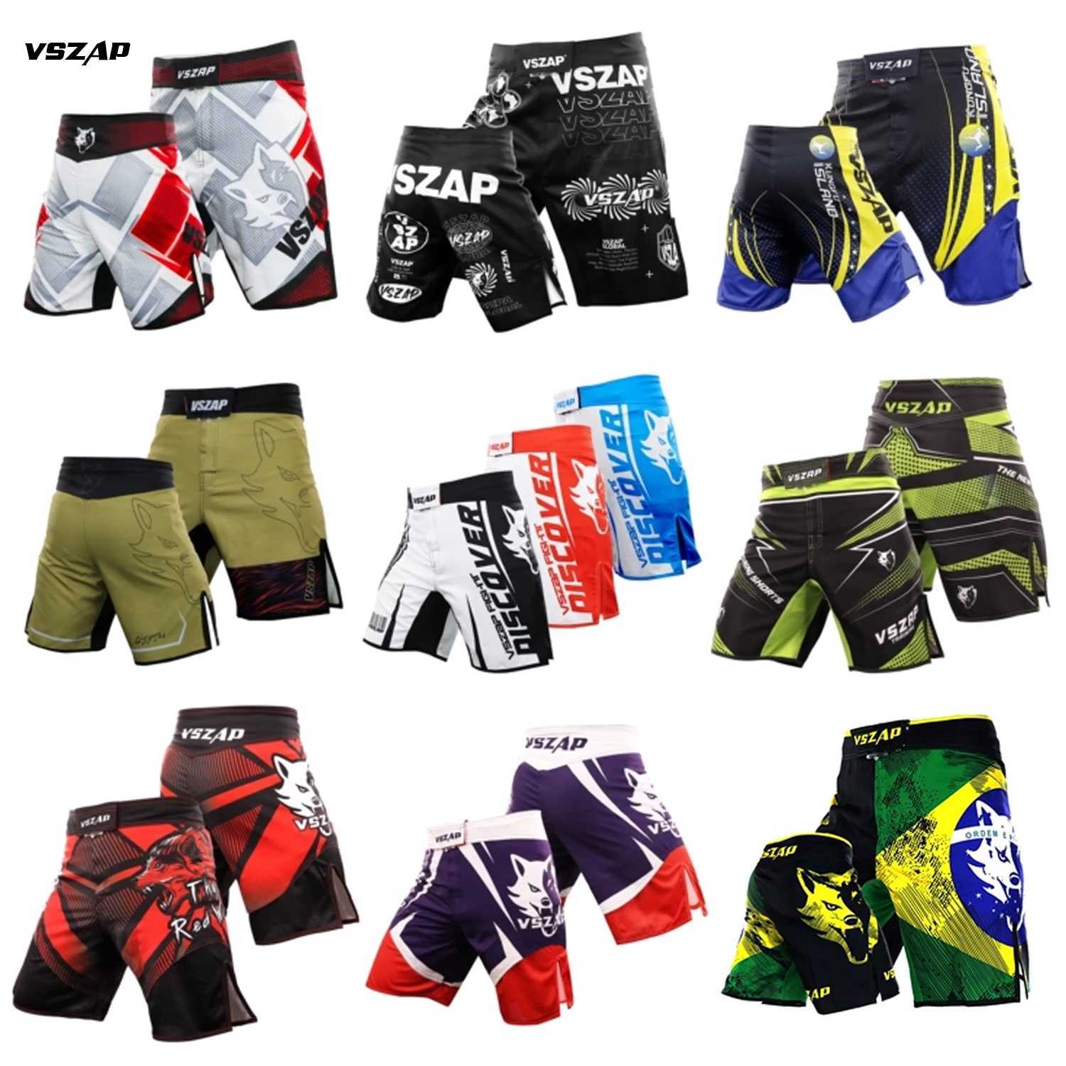 VSZAP MMA Fighting shorts fitness gym sports jujitsu Taekwondo Thai boxing shorts fighting clothes boxing pants Jiu-Jitsu X260306