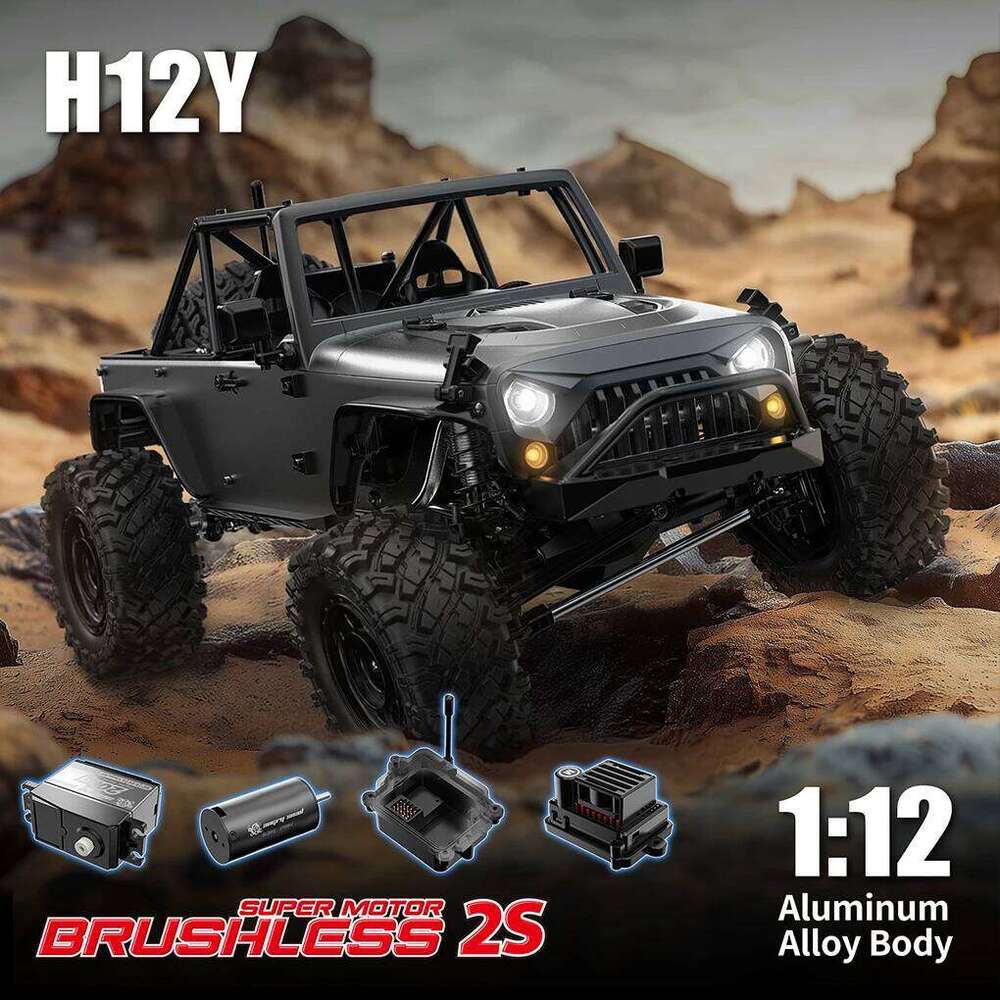 for MJX H12Y Remote Control Car Non-sensing Brushless 1:12 Full-scale Large Climbing Off-road Vehicle RC Model Toy C260305