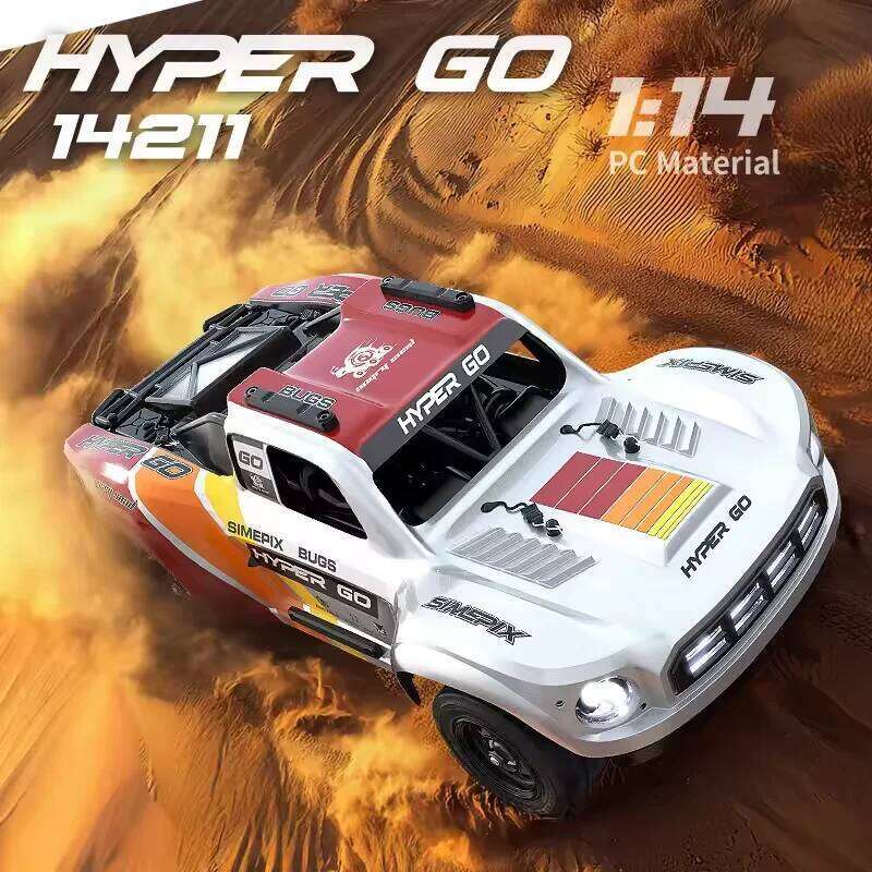 HYPER GO 14211 Racing 1/14 Short Truck 45A ESC Brushless Motor 47 KM/H Large Foot 4WD RC Remote Control Car Toy MJX C260305