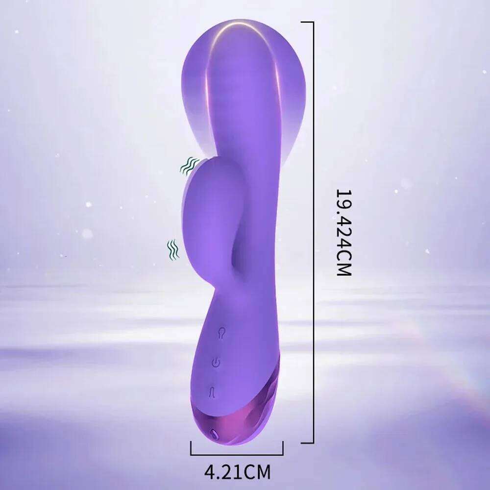 Inflatable ExpansionVibrator G Spot Massager Clitoris Stimulator AV Vibrating Rod Masturbator Adult Products Sex Toys for Women W260305