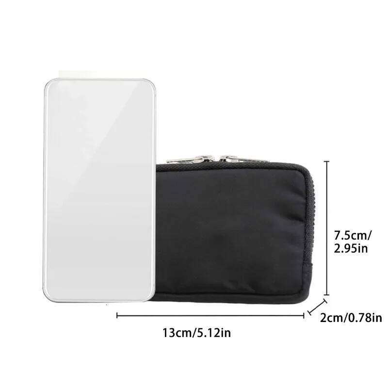 2025 Slim-style waterproof nylon small wallet, multi-functional card holder, keychain, women's coin purse C260304