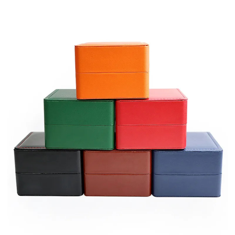 Watch Storage Box PU Single Watch Display Case Wristwatch Watch Holder Travel Jewelry Watch Organizer For Men Gift 260304