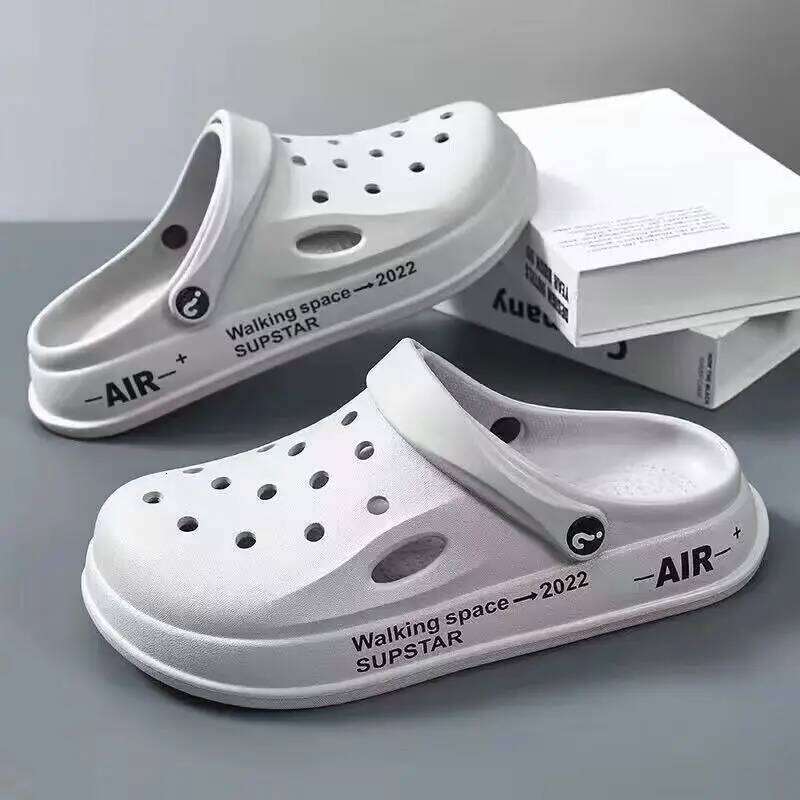 2024 Women Hole Girl Beach Eva Light Sandals Home Slippers Outdoor Summer Wading Sneaker Non-Slip Shoes