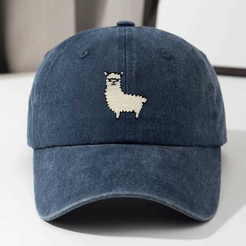Cute Sheep Pattern Baseball Hat for Men and Women Versatile for Daily Leisure Duck Tongue Hat Travel Hat S260306