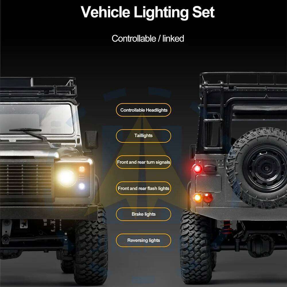 1/12 MN99s Rc Car MN Model 2.4G RTR Remote Control 4WD Off-road Climbing Crawler Defender Pickup Truck Toys for Children C260305
