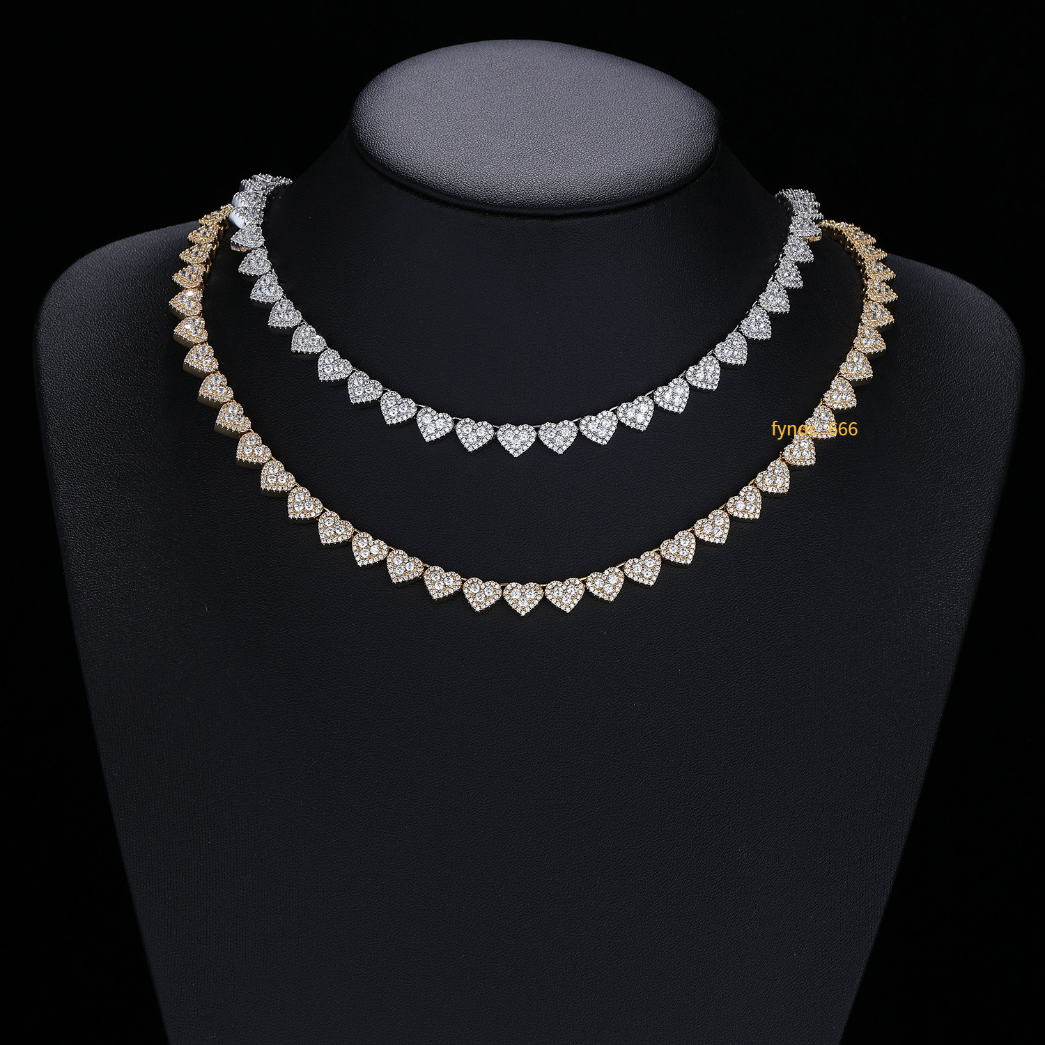 Wholesale Price Silver 925 d Color Vvs Moissanite Hip Hop Jewelry Iced Out 8mm Diamond Chain Heart Bracelet for Women