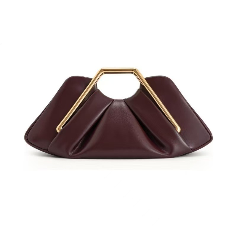 2026 New Cross-border Soft Leather Bag For Women, Niche Cloud Luxury Handbag Bag, Evening Pleated Bag, High-end Crossbody Underarm Bag For Women