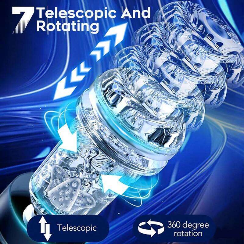 Automatic Male Masturbator Cup Pocket Pussy Stroker with 3 Pump 7 Thrusting Rotating Vibrating Sucking Machines Sex toys Men W260305