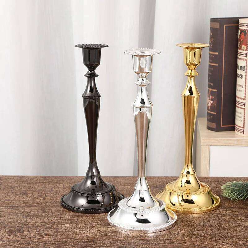 Candlelight Dinner Home Atmosphere European Candlestick Wedding Props Hotel Clubhouse Candle Stand Decoration XJ260305