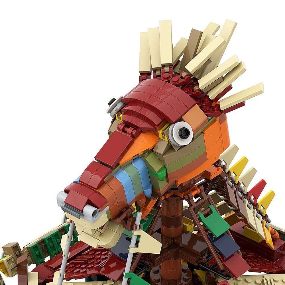 MOC Zeldaed Horse Stable Station Building Blocks Model Sets Game Architecture Printed Assemble Bricks Toys Birthday Xmas Gifts Z260306