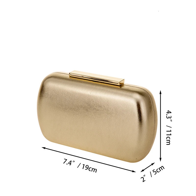 Gold Party Clutch Golden Parfois 260227
