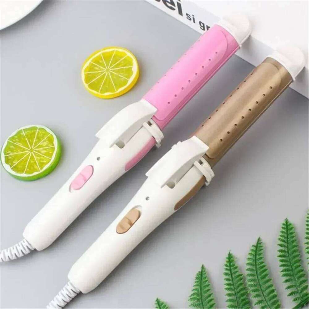 Multifunction 3 In 1 Gold Ceramic Curler Curling Iron Straightener Heated Roller Professional Hair Styling Tools 26Y0306