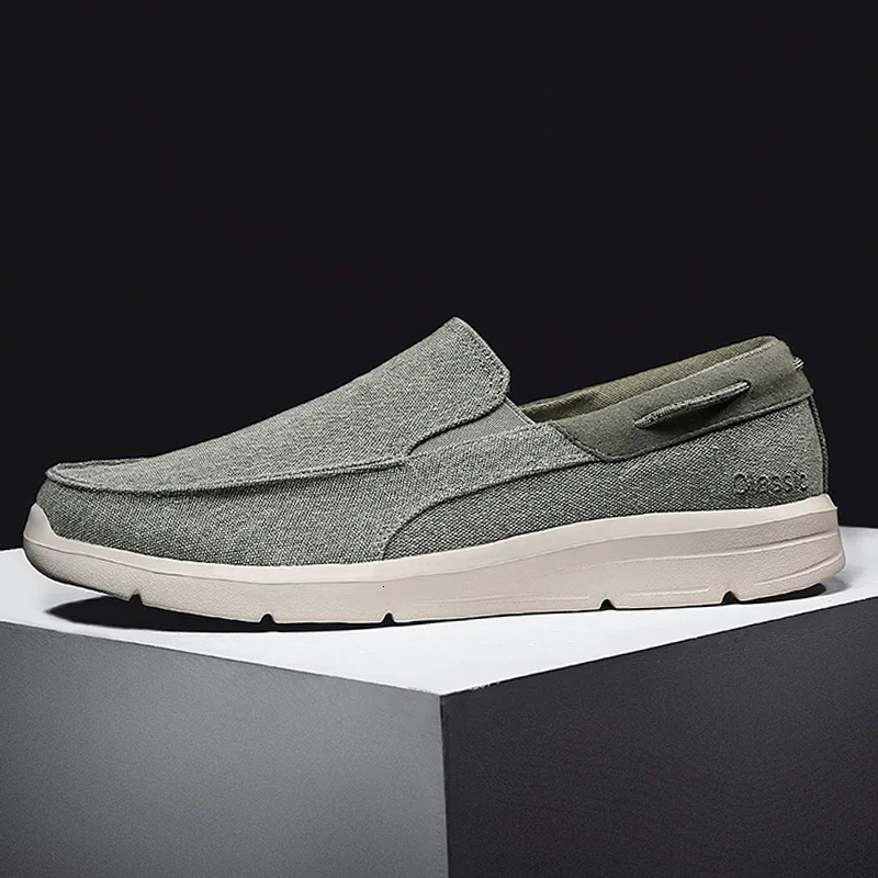 Loafers For Men Shoes Autumu Men Canvas Shoes Classic Leisure Shoes Comfortable Breathable Sneakers For Men Loafers 260305