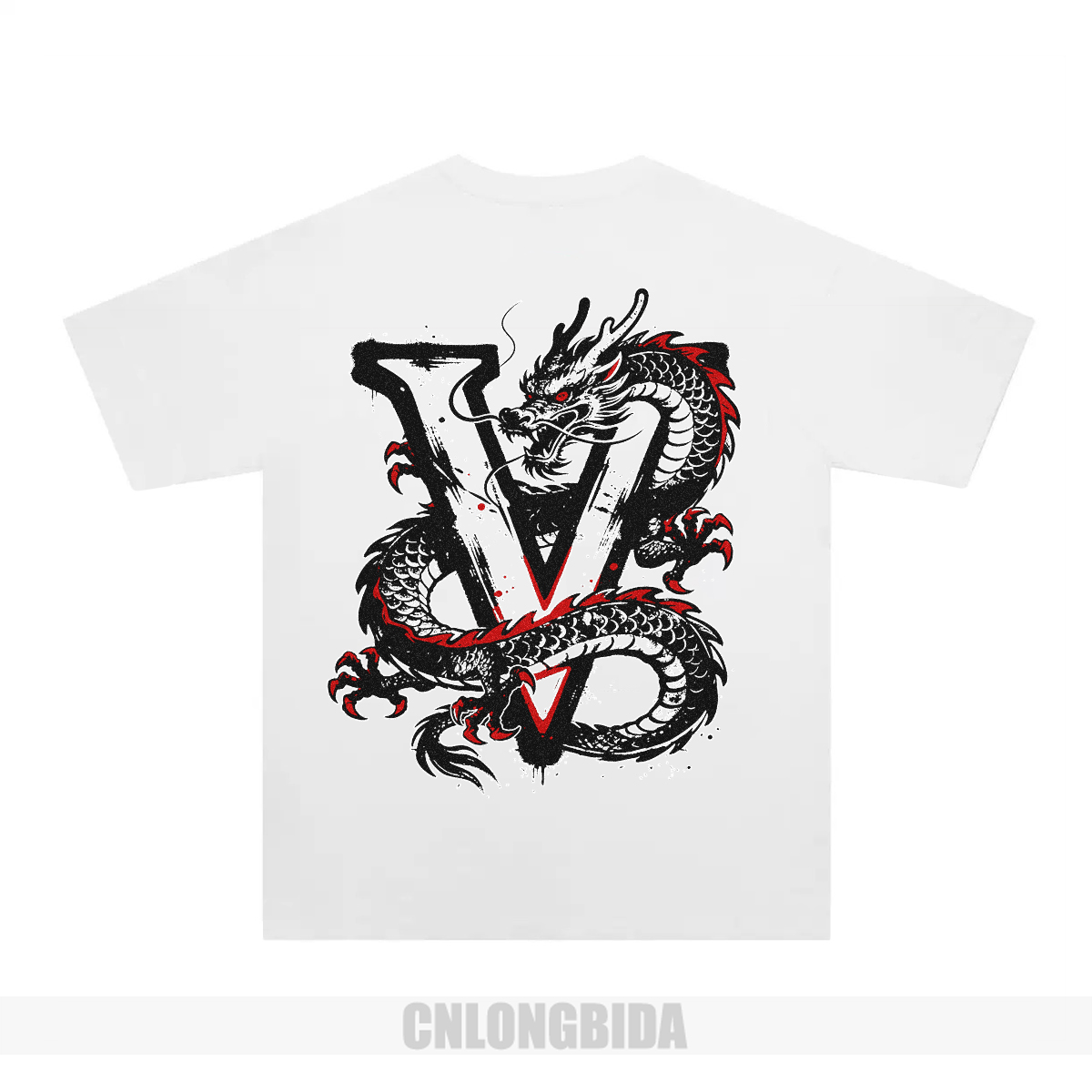 Men's T-Shirts Chinese style Summer Painted Cotton Crewneck Shirt Classic Streetwear Loose Short Sleeve High Quality Fashion Top Casual Vintage R