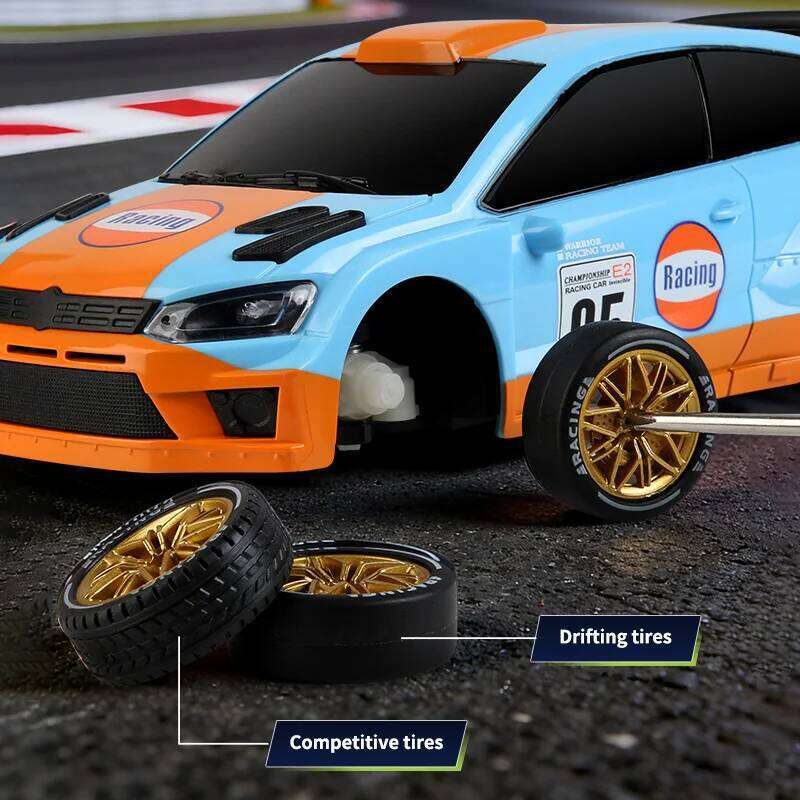 2026 New JJRC Rc Mini 1/64 4wd Drift Racing Cars with Lighting High Speed Remote Control Car Toys Children Birthday Gifts C260305