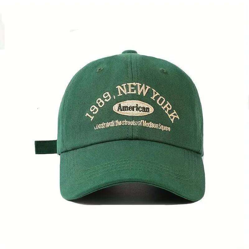 1989 Embroidery Soft Top Baseball Cap Women Sports Hat Man Unisex Y260304