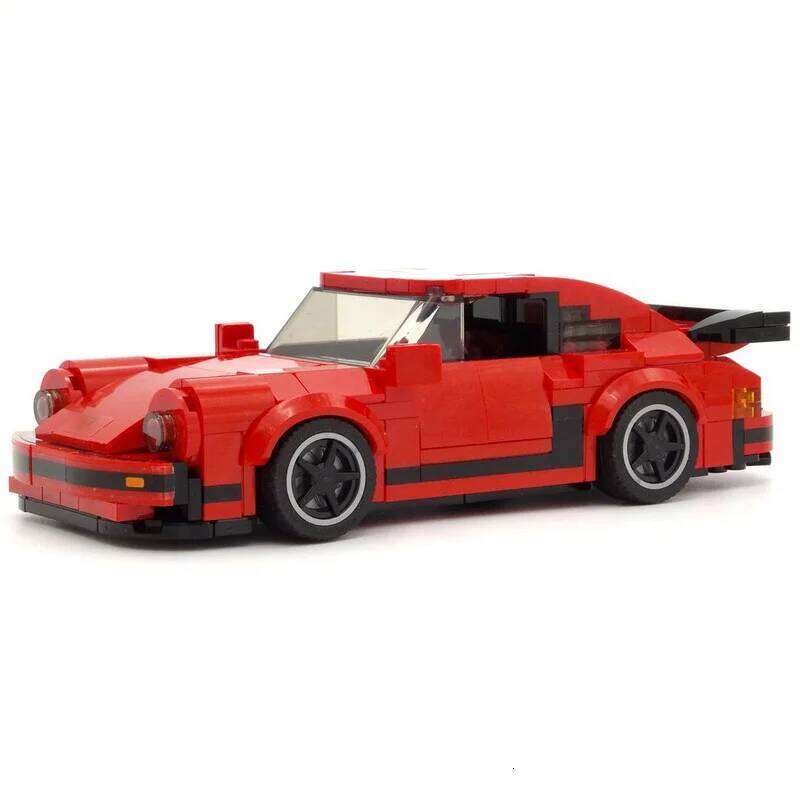 345PCS New MOCChampion City Highway 911 Turbo Sports Car Modular Children's Educational Building Blocks Toy Gift Z260305