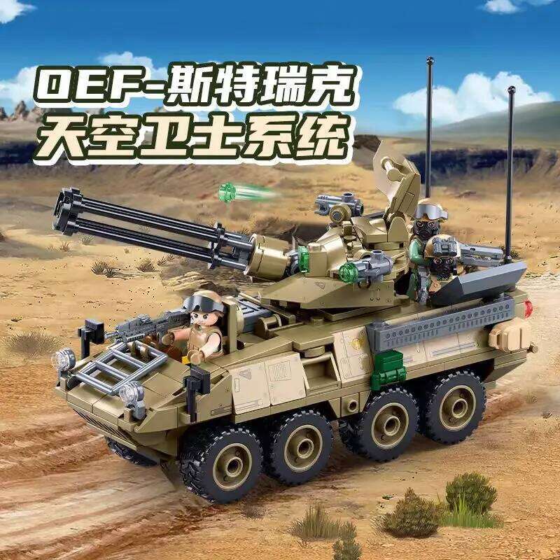 Sluban World War II Military Series Tank Raiding Building Blocks - Boys Hunting & Annihilating Operations Modular MBT Toy Z260305