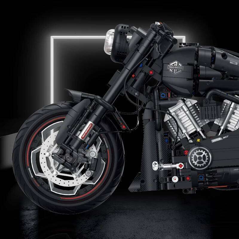 2000+pcs Super Racing Dark Motorcycle Technical Blocks Motorbike Model MOC Bricks Sets Gifts for Boys Adult Kids DIY Toys 1:5 Z260305