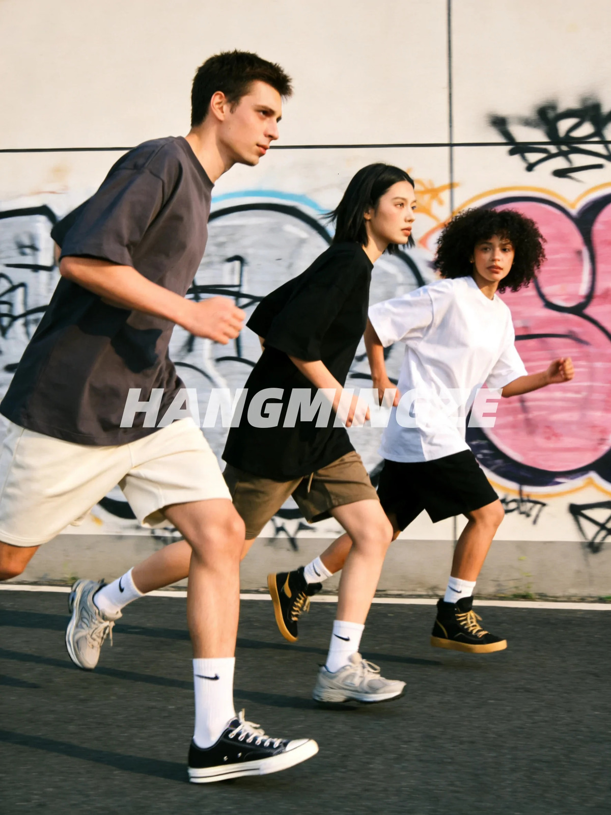 Couple T-shirts 2026 Summer Oversize Cotton T-Shirt Casual High Quality Short Sleeves Tee Shirt Men Basic Solid Color Sport Tops 260304