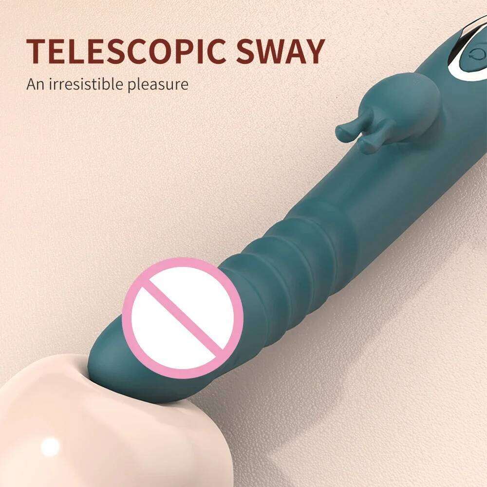 12-Mode Dual-Head Telescopic Vibrator for Women - 18+ Automatic Intimate Female Masturbator Adult Products Sex Toy W260305