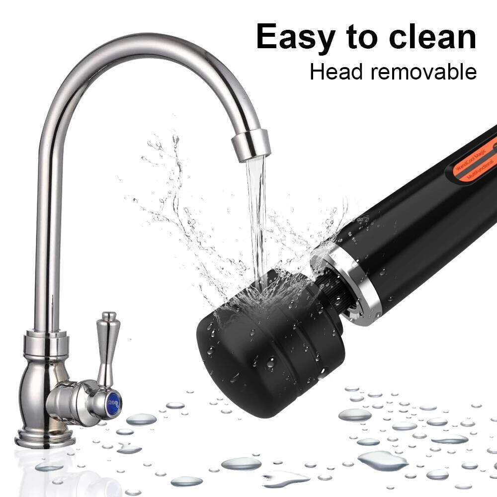 Huge Size Vibrating AV Wand Clitoris Vibrator Massager Clit Nipples Stimulator Female Masturbation Sex Toy for Women W260305