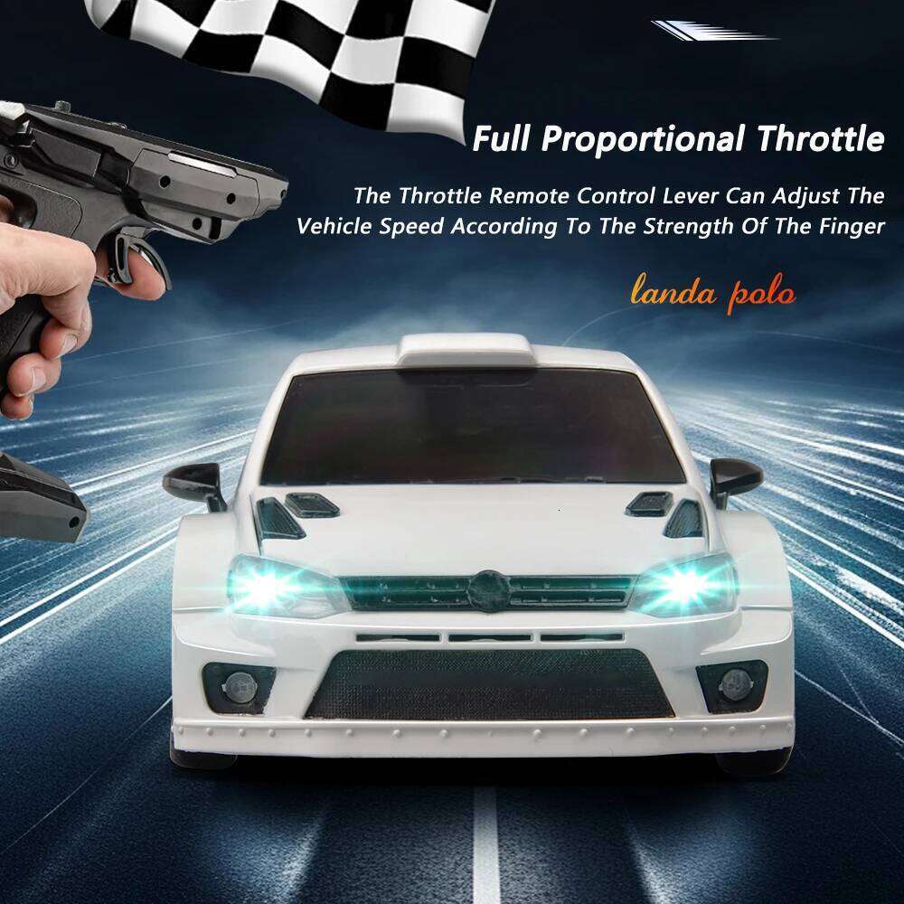 LD2801 RC 1:28 Race 2.4g Radio Drift Remote Control Car 4WD High-Speed Motor Vehicle Model Cars Toy C260305
