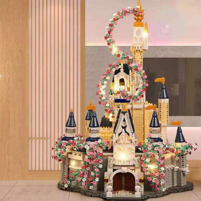 Sakura Manor 4750-Piece Building Block Set - Ideal Gift for Christmas, Valentine's Day, New Year's and Halloween | Durable Abs Material Z260