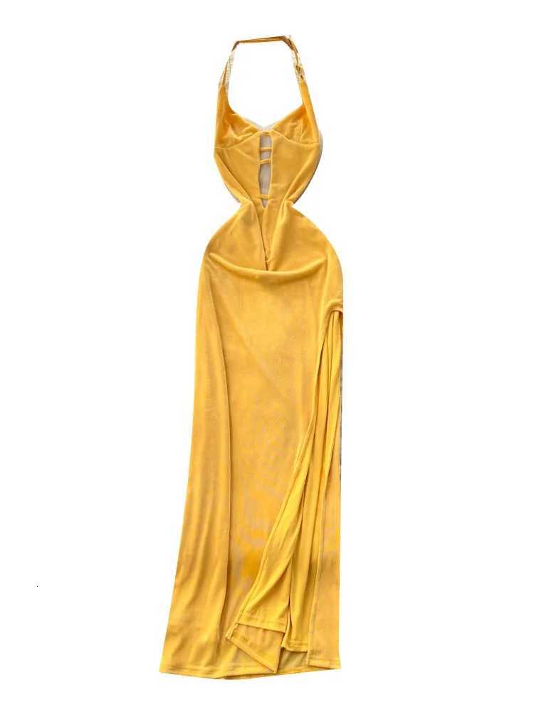 French Womens Dress 2025 Summer Slit Camisole Dress Summer Womens Long Dress X260306