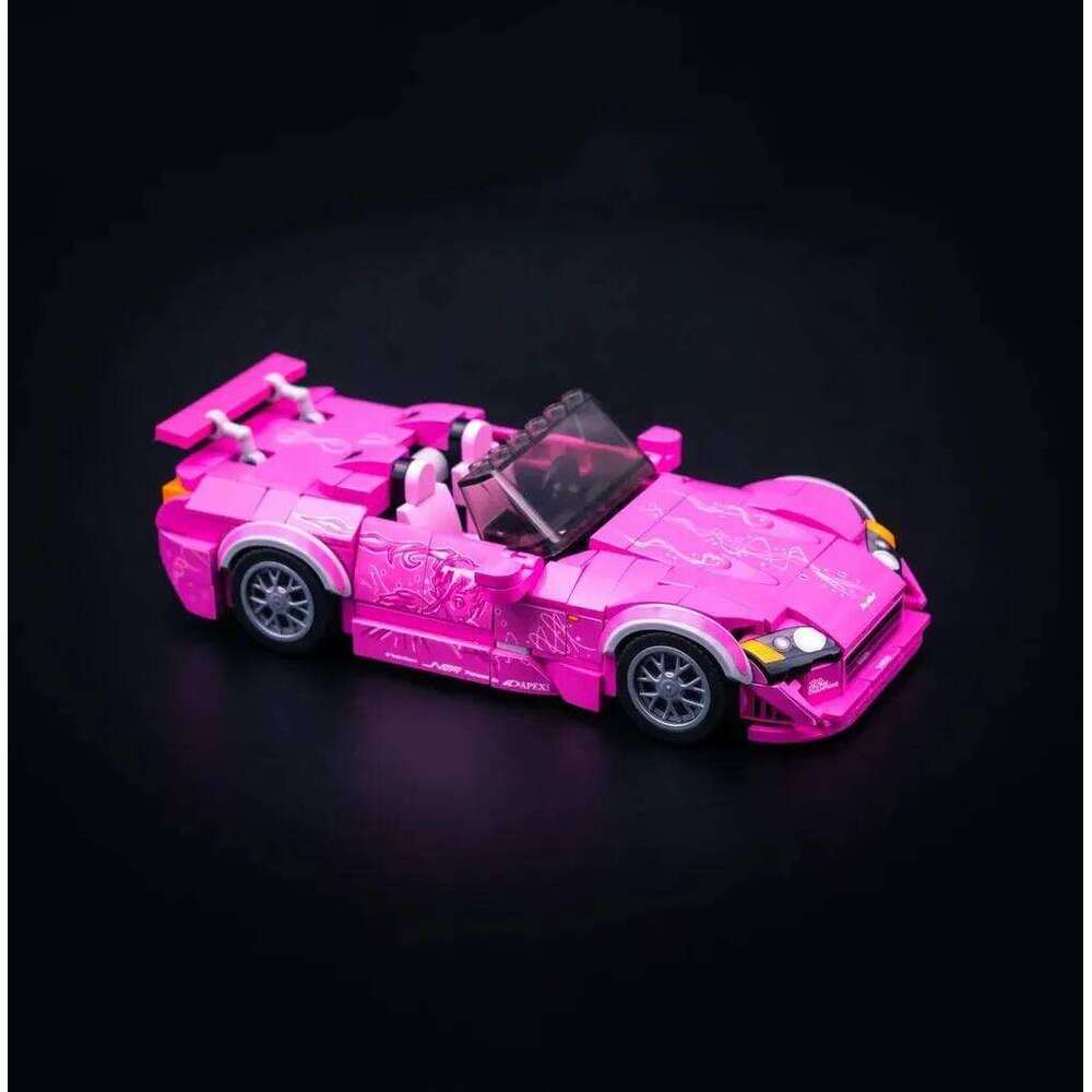 passion series 365PCS MOC DIY supercar Suki's S2000 Building Blocks sports car Assembly model toy brick Children's birthday gift Z260306