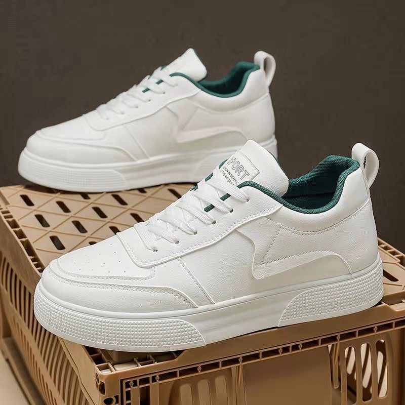 Free Shipping 2026 New Casual Shoes Fashion Skateboard Shoes Large Size Comfortable Breathable Leather White Designer Sneakers for Men