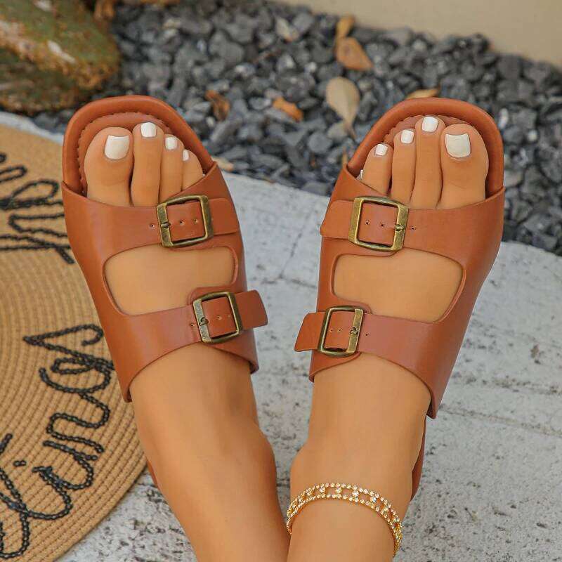 2025 Summer New Women's Fashion and Comfortable Open toed Outdoor Casual Sandals