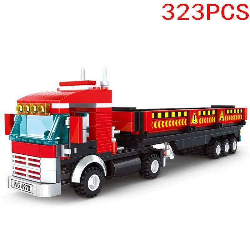 2022 City Speed Formula Transporter Bricks Big Cargo Truck Blocks Building Car Figures Set Vehicle Model Childrens Toys Gift Z260306