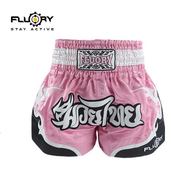 Fluory Men Women Kids Thai Boxing Short Fairtex Shorts MMA shorts Boxing Pants Shorts embroidery MMA Shorts X260306