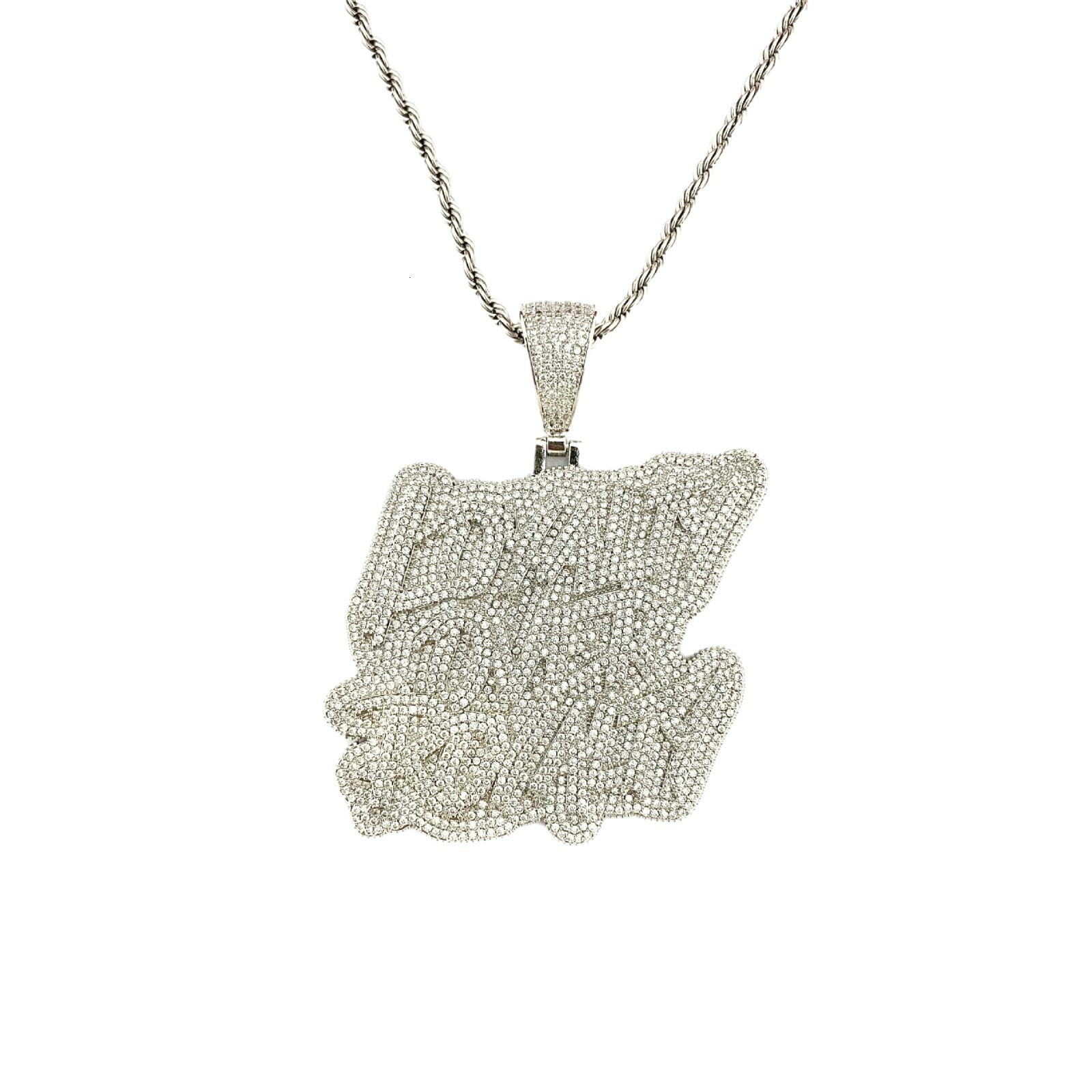Luxury Custom Moissanite Pendant Letter Men Hiphop 925 Silver Iced Out VVS Moissanite Pendant