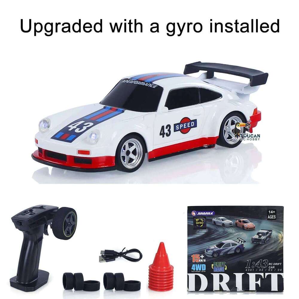 4304A 4305 2.4GHz 1/43 15KM/H RC Drift 4WD High Speed Racing Vehicles RTR Mini Car Model Radio Gyroscope Toys for Boys Gift C260305