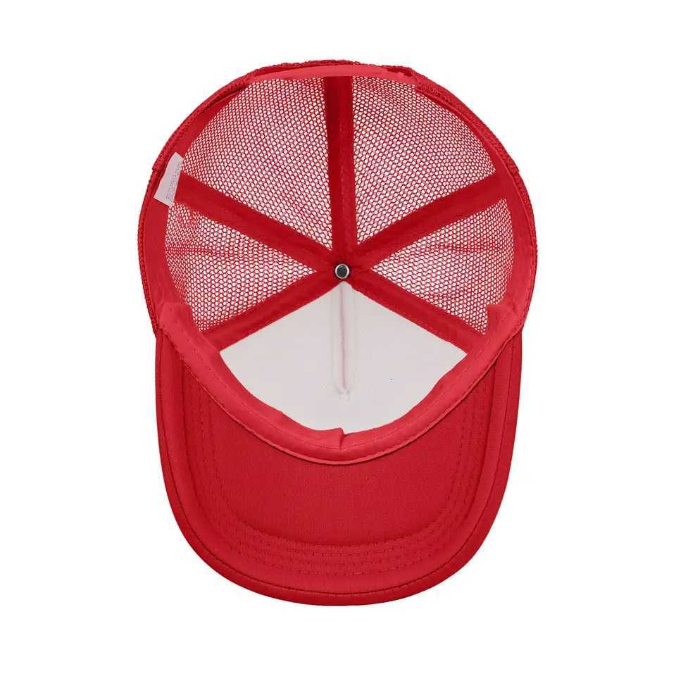 Pumuckl sleeps on the moon Trucker Hat Men Women Hip-Hop Mesh Baseball Cap Polyester Adjustable Dad Hat S260306