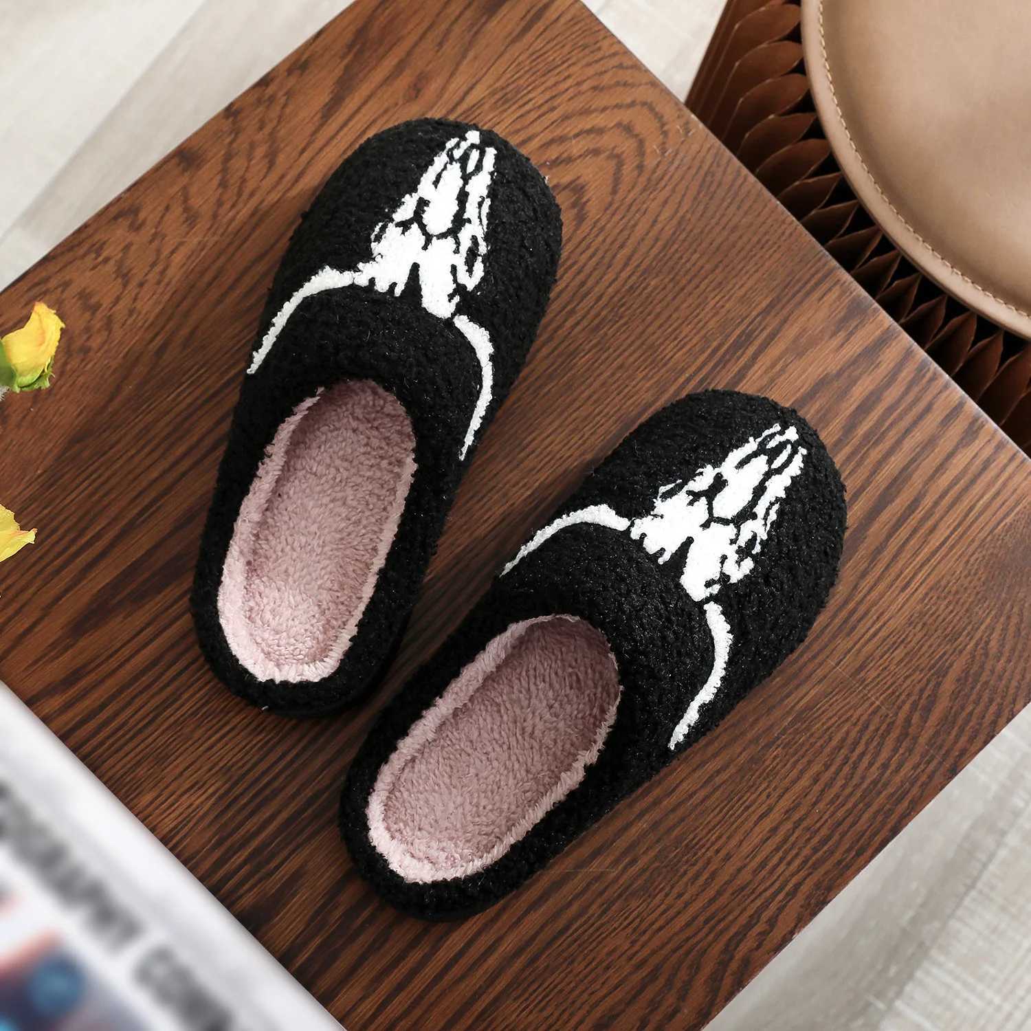 New Winter Home Warm Women Slippers House Fur Cute Love Cushion Slides Comfortable Bedroom Ladies Cotton Female Plush Shoes S260305