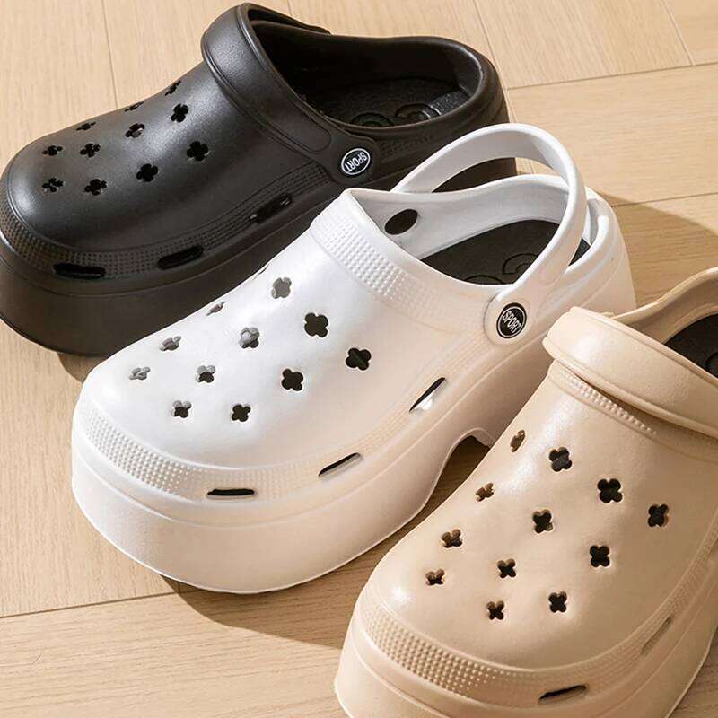 Women's Fashion Chunky Platform Sandals Summer Thick Sole EVA Clogs Garden Shoes for Women Outdoor Non Slip Beach Slippers