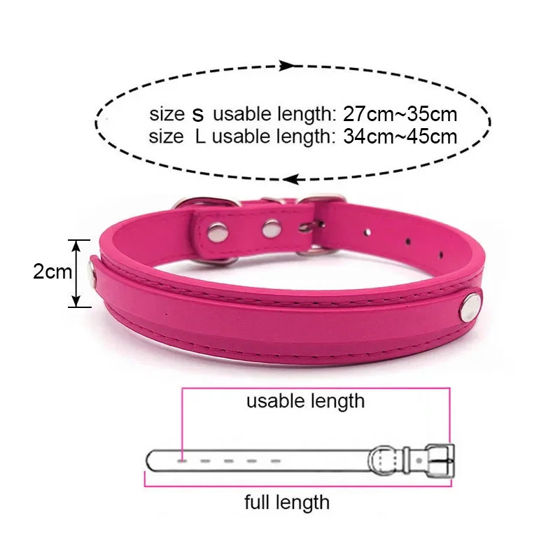 Sexy Rosy Leather Customized Name Letters Collar Choker Necklace DIY Personalized Cosplay Buckle Belt Chocker Jewelry Gift 260302