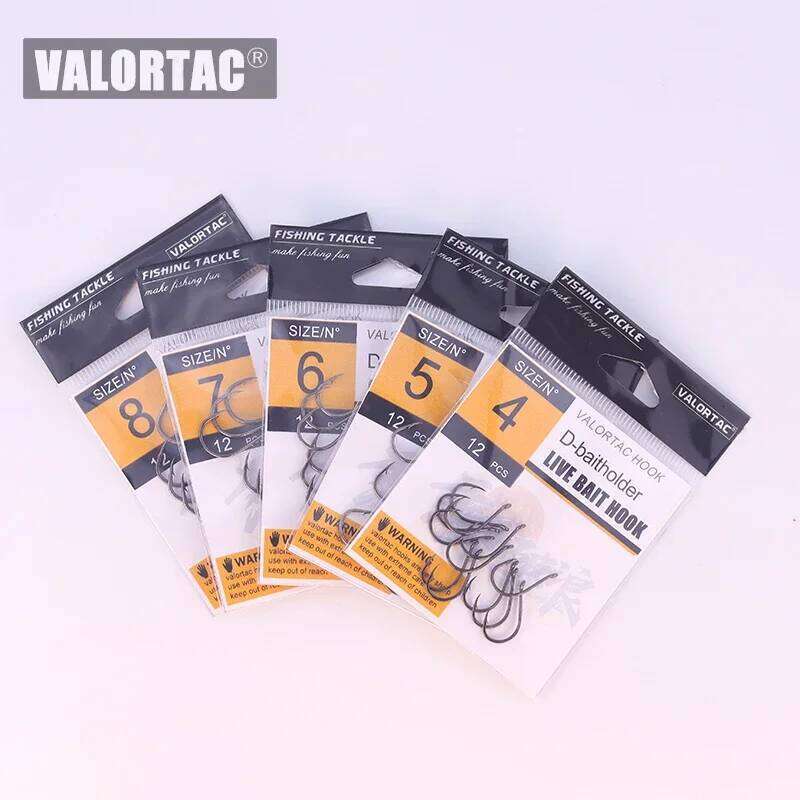 12pcs /Lots beak baitholder Hook With Double Baitholder Barbs great bait Fishing fishhooks for livebait fishing Y260305
